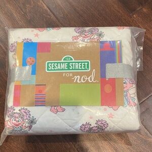 Land of Nod Sesame Street Abby Cadabby Changing Pad Cover NEW